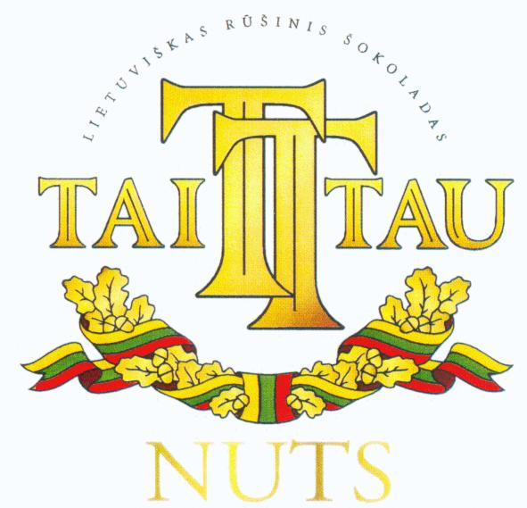 Prekės ženklas: TAI TAU TT NUTS LIETUVIŠKAS RŪŠINIS ŠOKOLADAS